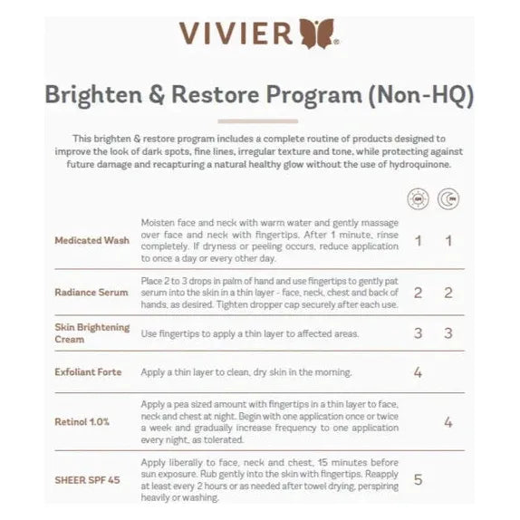 Vivier Brighten and Restore Program (NonHQ)